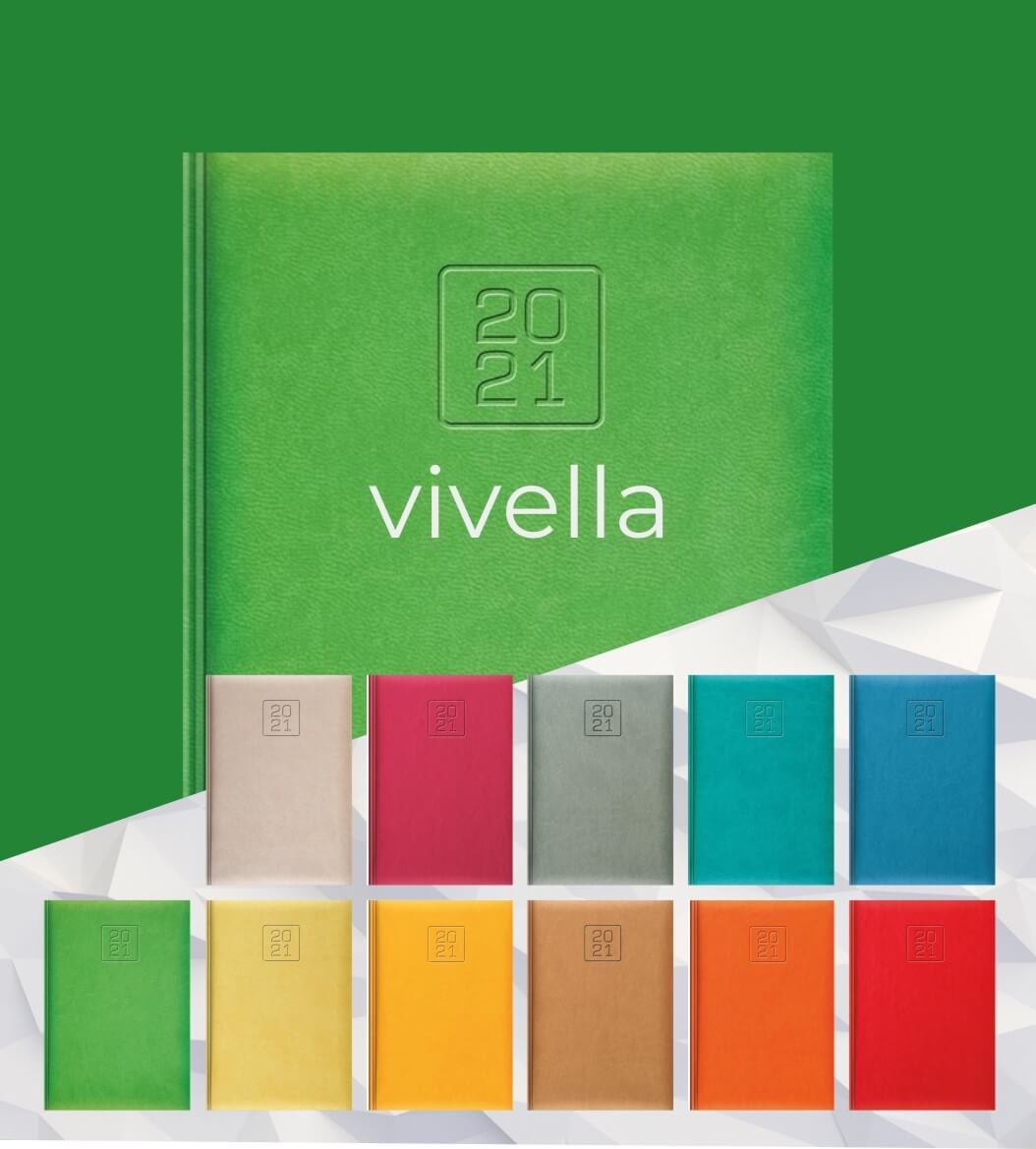kalendarz książkowy z logo vivella