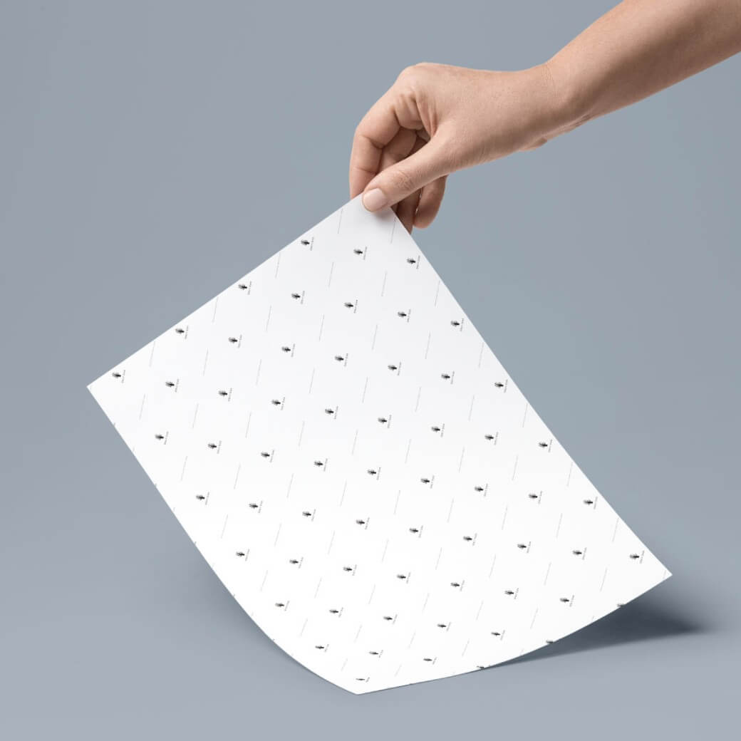 projektowanie papieru pakowego
